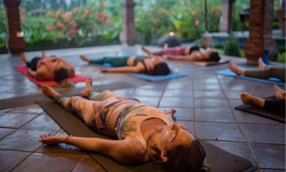 Yoga Meditation Savasana